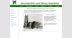 Desktop Screenshot of gloshistory.org.uk