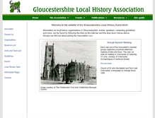 Tablet Screenshot of gloshistory.org.uk